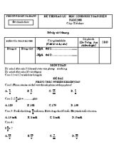 Đề giao lưu học sinh giỏi toàn diện cấp Tiểu học năm 2008 - Phòng GD & ĐT Na Hang
